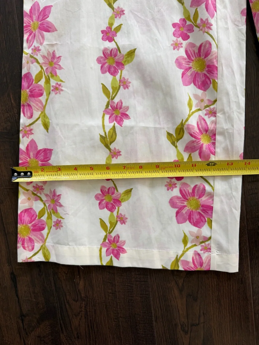 NWT HYFVE Wide Leg Apron Tank Set Delicate Blossom Floral Pink Green Ivory Small